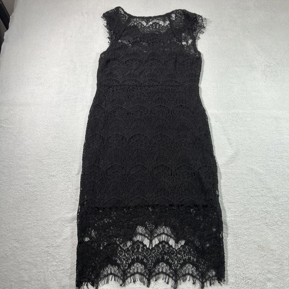 Free People Movement Renaissance Gothic Medieval Floral Lace Dress Sz XS 15x39